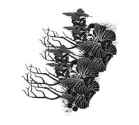 MAGICLULU 4pcs Halloween Spider Web Hair Clips with Black Butterfly Gothic Barrettes Intricate Side Clip Design for Women Stylish Horror Skeleton Hair Accessories for Party Cosplay