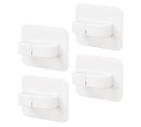MAGICLULU 4pcs Home Storage Hooks Hanging Circle Hooks Practical Wall Hanger 2.55x1.93x0.86inch Hips Rust-Proof Organizing Belongings for Bathrooms