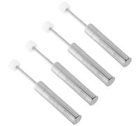 MAGICLULU 4pcs Hydraulic Soft-close Trash Can Lid Dampers 55-59n Slow Closing Piston Buffer for Metal and Plastic Bins Universal Kitchen and Outdoor Waste Bin Replacement