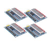 MAGICLULU 4pcs LED Display Module with Keys Digital Tube for Microcontroller DIY Accessories Stable Performance Easy Installation Compatible with Avr
