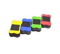 MAGICLULU 4pcs Magnetic Bone-Shaped Erasers Whiteboard Cleaner Strong Magnets for School Office Home