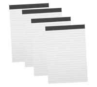 MAGICLULU 4pcs Management Notepads Time Plan Notepads Tear-off Convenient to Carry White Paper Notebooks for Listing Ideas and Daily Notes, 25 Sheets Each