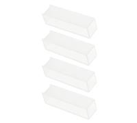 MAGICLULU 4pcs Micro Glass Cuvettes for Spectrophotometer and Labs, 10mm Path Length Glass Cuvette Set, Useful Laboratory Equipment for Accurate Optical Measurements