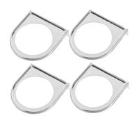MAGICLULU 4pcs Mm Single Hole Iron Gauge Pod Mount Holder for Car Interior Modification and Exterior Refitting, High Temperature Resistant, Stable Performance, Easy Installation, Prevents