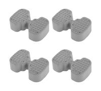 MAGICLULU 4pcs Non-Slip Stool Leg Tips Rubber Bumpers for Shower Bench Replacement Feet Grippy Foot Pads for Bath Chair Thickened Rubber Chair Caps