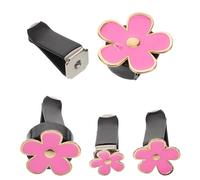 MAGICLULU 4pcs Pink Daisy Car Air Vent Clips Alloy Flower Air Freshener Decor for Car Interior Ventilation Accessories Cute Vent Decorations for