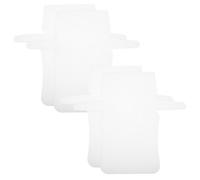 MAGICLULU 4pcs Plastic Mesh Canvas Sheets for Crochet Bag Making and Embroidery Projects, Reusable and Easily Cuttable White Plastic Mesh Canvas for Beginners in DIY Crafting