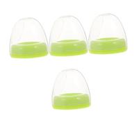 MAGICLULU 4pcs Replacement Bottle Dome Cap and Lid for Milk Feeding Bottles Caps Ring for Secure Sealing