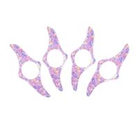 MAGICLULU 4pcs Resin Thumb Book Holder Reading Accessories Portable Sturdy Material Keep Pages in Place Purple for Friends Who Love Reading While Sitting