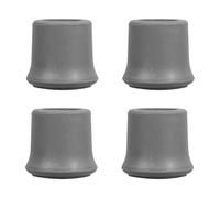 MAGICLULU 4pcs Rubber Chair Bath Foot Covers Replacement Non-Slip Shower Chair Leg Tips Grey Accessories for Seniors Walkers and Mobility Aids