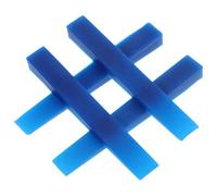 MAGICLULU 4Pcs Silicone Piano Tuning Mute Wedges for Professional and Student Use, Sturdy and Safe Piano Maintenance Kit, Not Easy to Wear or Break, Blue Colour