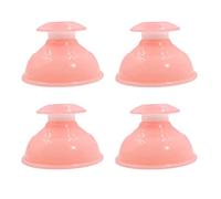 MAGICLULU 4pcs Silicone Vacuum Cupping Cups Portable Massage Tool Elastic Therapy Equipment for Self-Massages at Home Random Color