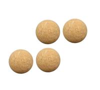 MAGICLULU 4pcs Simple Cork Stopper Jar Plug Spherical Wood Reusable Prevents Dust and Droplets Wine Bottle Sealing for Home Kitchen