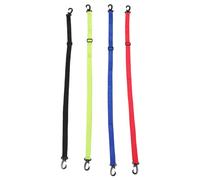 MAGICLULU 4Pcs Ski Boot Carrier Straps 25Mm X 1.5M, Adjustable Snowboard and Ice Skates Fixing Leashes in Red, Blue, Black, and Light Green for Outdoor Winter Sports Transport