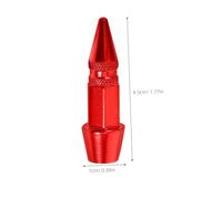MAGICLULU 4pcs Stainless Steel Car Tire Valve Caps Spiked Stem Covers Easy Install Durable Car Accessories Compatible with Vehicle Tires