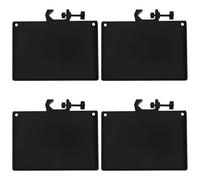 MAGICLULU 4pcs Universal Lightweight Plastic Mic Tray with Adjustable Clamp for Cameras and Smartphones, Stable Overhead Stand Tray for Live Streaming and Photography