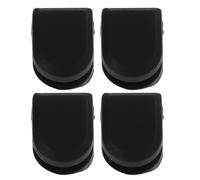 MAGICLULU 4pcs Vinyl Record Protector Silicone Turntable Dampening Pads Noise Reduction Audio Purity Enhancement Black Stylish Home Integration for Turntable Cover Protection