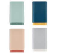 MAGICLULU 4pcs Vitamin Container Medicine Container Portable Simple Case Holder Abs Material Multifunctional Not Easy to Deform Journey Travel Pill Organizer Random Color