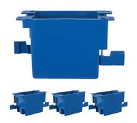 MAGICLULU 4pcs Wall Outlet Box - Pvc Flush Mount Junction Case Recessed Electrical Outlet Box For Brick And Drywall - Old Work Socket Boxes For Light Fixture Wiring