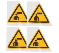 MAGICLULU 4pcs Watch Your Head Warning Sticker Adhesive Caution Signs for Low Ceilings Entryways Staircases Decals for Accident Prevention Industrial Settings