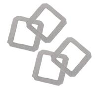 MAGICLULU 4pcs Window Cleaning Pads Replacement for Washable Microfiber Mop Cloths with Fast Dust Capture Easy Installation Reinforced Edges for Window Cleaning Robot