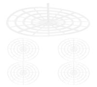 MAGICLULU 5 Pcs Fermenting Press Plates for Pickle Jars Small Mesh Weights for Uniform Pressure Simplify Vegetable Pickling and Fermentation Kitchen Helper for Kimchi and Canning Supplies