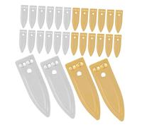MAGICLULU 50pcs Copper and Zinc Electrode Strips for Fruit Battery Science Experiment Kit Consistent Power Output for Educational Electroplating and Electricity Fundamentals Energy