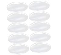 MAGICLULU 50pcs Disposable Plastic Face Cover Double-sided Adhesive for Forehead and Eye Protection, Convenient Haircut and Store Use Salon Face Mask
