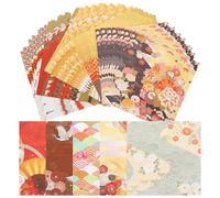 MAGICLULU 50Pcs Double-Sided Patterned Origami Paper Japanese Style DIY Craft Folding for Adults Floral Printed Handicraft Paper for Party Decorations and Art Projects