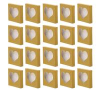 MAGICLULU 50pcs False Eyelash Storage Box Unique Distinguishing Design Portable Paper Lash Tray Organiser for False Eyelashes for Travel and Home Use