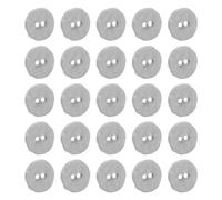 MAGICLULU 50pcs Metal Round Buttons with 2 Holes for Sewing Craft, Easy to Use and Sew, Practical and Stylish Buttons for Hats, Bags, and Craft Projects