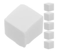 MAGICLULU 50pcs Mini Makeup Sponges and Nail Buffer Blocks 1.5x1.5cm White Multi-surface Beauty Foam for Face Blending and Manicure Application