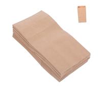 MAGICLULU 50pcs Reusable Party Bags Solid Color Kraft Paper Bags for Birthday Wedding Holiday Celebrations Elegant Design Small All Purpose Packaging for Any Occasion
