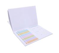 MAGICLULU 52pcs A Book Weekly Meal Planner Magnetic Notepad Meal Planner Whiteboard Fridge B5 Magnetic Attachment Write and Wipe Elegant Design Planning Family Use