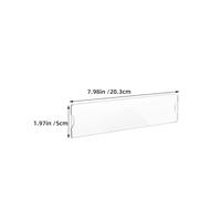 MAGICLULU 5pcs Acrylic Wall Nameplate Bracket Nameplate Display Holder Wall Mount Impact Resistant Office Sign Holder for School and Commercial Spaces