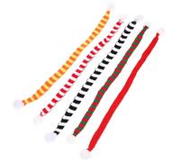 MAGICLULU 5pcs Christmas Edition Mini Pet Scarf for Dogs, Comfortable Cloth Material, Stylish Printed Design, Easy to Clean, for Weekdays and Birthday Parties