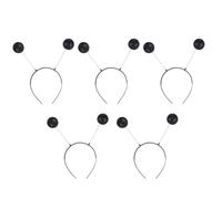 MAGICLULU 5pcs Cute Ball Hair Band Decor Headbands with Foam and Plastic Material, Lightweight and Comfortable to Wear, for Party or Taking Pictures with Friends