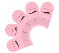 MAGICLULU 5pcs Eyelashes Ruler Lash Measure Tool Pink Plastic User-friendly Length Measuring Beauty Tools for Eyelash Extensions