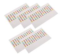 MAGICLULU 5pcs Guitar Fretboard Note Decals Stickers for Ukulele and Guitar with User-friendly Layout Paper Material for Learning and Practicing by Beginner Musicians