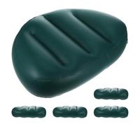 MAGICLULU 5pcs Inflatable Kayak Seat Cushion, Boat Seat Cushion, PVC Thick Foldable with Lumbar Support, Stable Seating, Fast Inflate and Deflate, for Kayak and Canoe, Outdoor Water