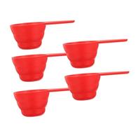 MAGICLULU 5pcs Measuring Spoons Bean Spoon Coffee Measure Scale Design for Baking and Cooking