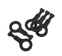 MAGICLULU 5pcs Mouse Station Plastic Key Bait Station Replacement Key for Mouse Box Black Plastic for Routine Maintenance Tasks