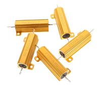 MAGICLULU 5pcs Ohm LED Resistor Adapter for Turn Signal Lights Aluminum Shell Reliable Signal Transmission Error Code Fix for Drl Robust Design for Accurate Processing