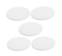 MAGICLULU 5pcs Oval Canvas Panels Stretched Cotton Canvas Boards with Wood Frame for Oil Acrylic Painting Art Projects Home Decor