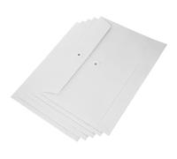 MAGICLULU 5pcs Paper Document Bags File Storage Bags A4 Size Organizing Files Waterproof Pouches Business Handling for Workers and Students