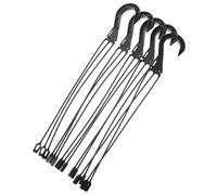 MAGICLULU 5pcs Plastic Hanging Planter Hooks Practical Flowerpot Hook for Balconies and Living Rooms 17.68x2.36x0.39in Sturdy Load-Bearing Decorative Hanging Basket Fixers