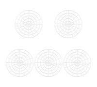 MAGICLULU 5pcs Portable Plastic Fermentation Press Plate for Fermented Foods and Vegetables round Diameter Grate, Compact Design Enhances Flavour, for Home Kitchens and Brewing