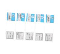 MAGICLULU 5pcs Prepared Microscope Slides for Biology Education Oral Epithelial Cells Specimens Glass with Smooth Edges and Labels Suitable for High School and Academic Science Teaching