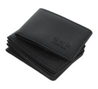 MAGICLULU 5pcs Pu Leather Driver License Holder Wallet, Thin Multi-Card Organizer with Double Fold Design, Black Registration and Insurance Card Pouch for Car Documents and Travel