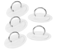 MAGICLULU 5Pcs PVC D Ring Pad Patch for Kayak Canoe Paddle Board Heavy-duty Wear-resistant D-ring Patches for Inflatable Boats Outdoor Camping and Climbing Accessories Easy Installation
